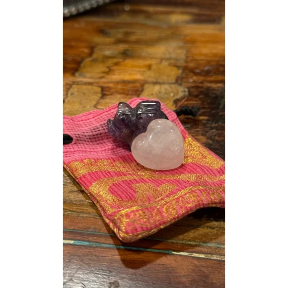 Unisex Unbranded Crystal Set - One Size - Purple & Pink - Picture 4 of 5